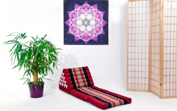 Almofada Tailandesa Triangular com 3 Secções